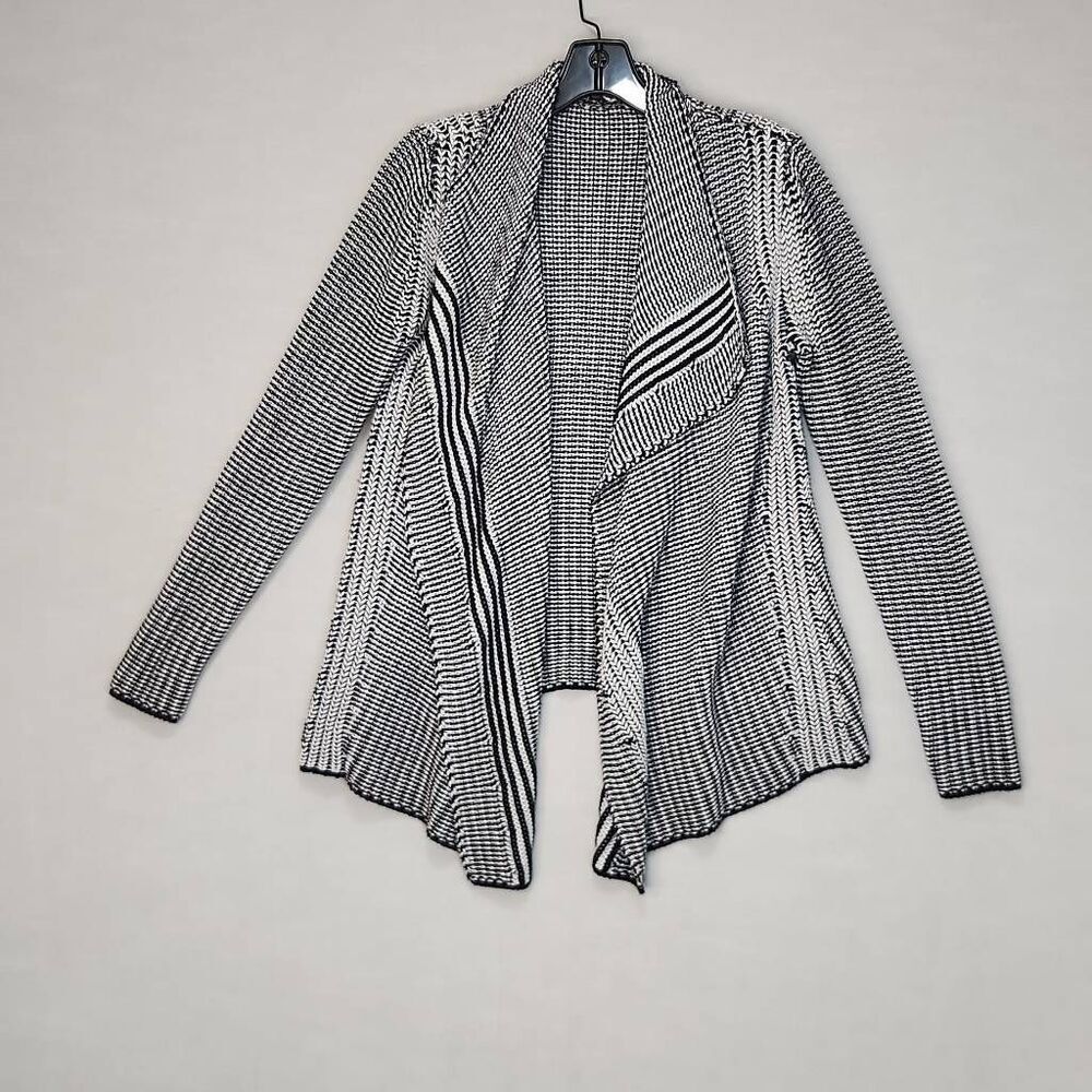 The Limited Women's Size Small Black White Houndstooth Jacket Cardigan